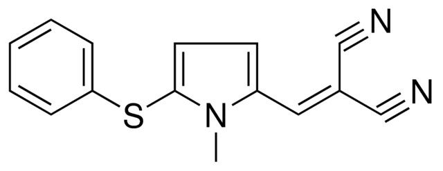 2-((1-METHYL-5-(PHENYLSULFANYL)-1H-PYRROL-2-YL)METHYLENE)MALONONITRILE