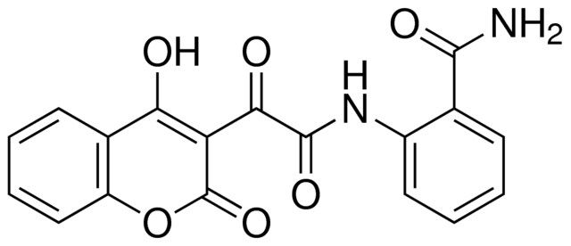 2-(((4-HYDROXY-2-OXO-2H-CHROMEN-3-YL)(OXO)ACETYL)AMINO)BENZAMIDE