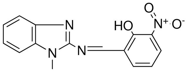 2-((1-METHYL-1H-BENZOIMIDAZOL-2-YLIMINO)-METHYL)-6-NITRO-PHENOL