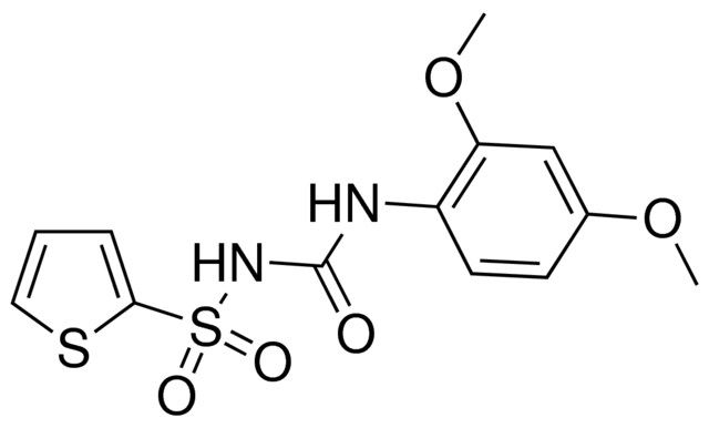 2-({[(2,4-dimethoxyanilino)carbonyl]amino}sulfonyl)thiophene