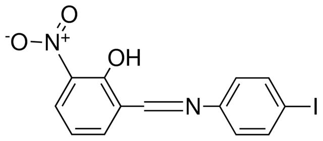 2-((4-IODO-PHENYLIMINO)-METHYL)-6-NITRO-PHENOL