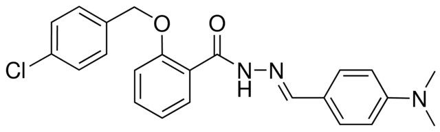 2-((4-CHLOROBENZYL)OXY)-N'-(4-(DIMETHYLAMINO)BENZYLIDENE)BENZOHYDRAZIDE