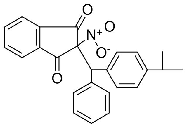 2-((4-ISOPROPYL-PHENYL)-PHENYL-METHYL)-2-NITRO-INDAN-1,3-DIONE