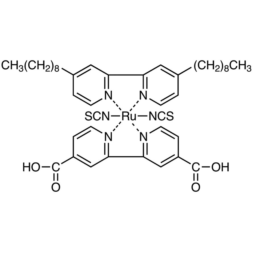 Bis(isothiocyanato)(2,2'-bipyridyl-4,4'-dicarboxylato)(4,4'-dinonyl-2,2'-bipyridyl)ruthenium(II)