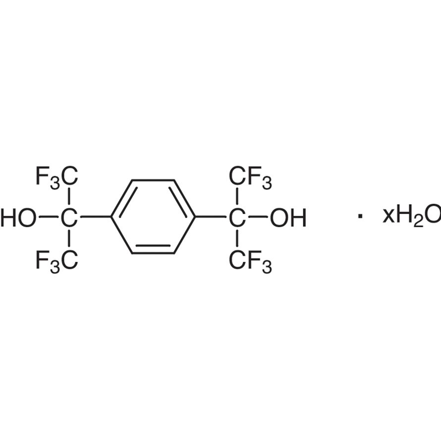 1,4-Bis(hexafluoro-α-hydroxyisopropyl)benzene Hydrate