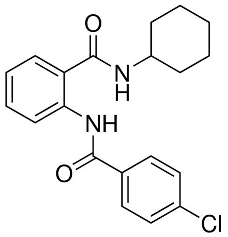 2-[(4-CHLOROBENZOYL)AMINO]-N-CYCLOHEXYLBENZAMIDE