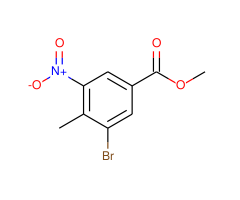 3-Bromo-4-methyl-5-nitro-benzoic acid methyl ester