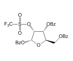 1,3,5-Tri-O-benzoyl-2-O-(trifluoromethanesulfonyl)--D-ribofuranose