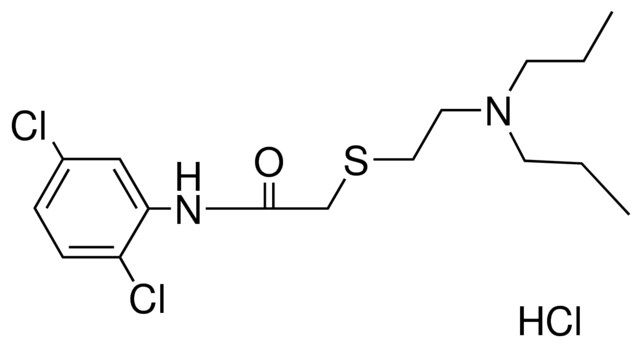 2',5'-DICHLORO-2-(2-(DIPROPYLAMINO)-ETHYLTHIO)-ACETANILIDE HYDROCHLORIDE