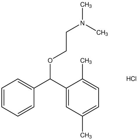 2-[(2,5-dimethylphenyl)(phenyl)methoxy]-N,N-dimethylethanamine hydrochloride