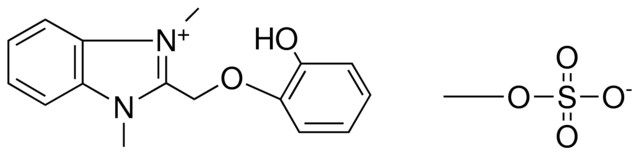 2-[(2-HYDROXYPHENOXY)METHYL]-1,3-DIMETHYL-3H-BENZIMIDAZOL-1-IUM METHYL SULFATE