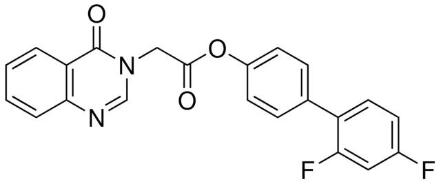 2',4'-DIFLUORO[1,1'-BIPHENYL]-4-YL (4-OXO-3(4H)-QUINAZOLINYL)ACETATE