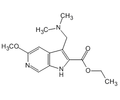 Ethyl 3-[(dimethylamino)methyl]-5-methoxy-1H-pyrrolo[2,3-c]pyridine-2-carboxylate