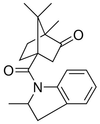 1,7,7-TRIMETHYL-4-[(2-METHYL-2,3-DIHYDRO-1H-INDOL-1-YL)CARBONYL]BICYCLO[2.2.1]HEPTAN-2-ONE