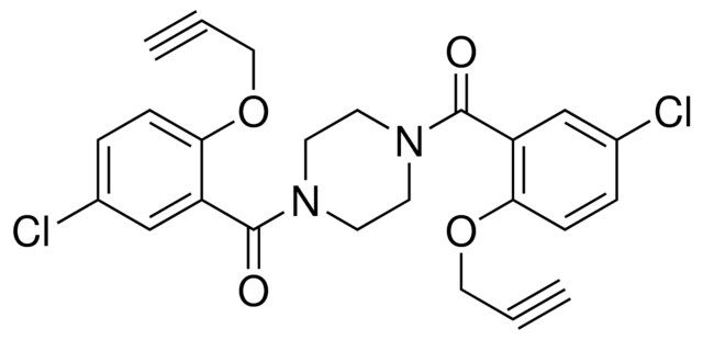 1,4-BIS[5-CHLORO-2-(2-PROPYNYLOXY)BENZOYL]PIPERAZINE