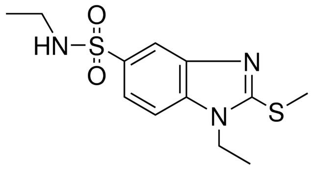 1,N-DIETHYL-2-METHYLTHIO-5-BENZIMIDAZOLESULFONAMIDE