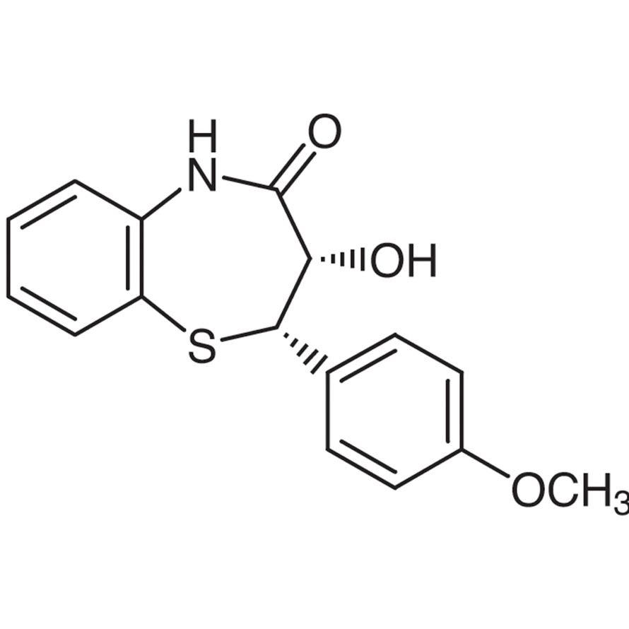 (2S,3S)-(+)-2,3-Dihydro-3-hydroxy-2-(4-methoxyphenyl)-1,5-benzothiazepin-4(5H)-one