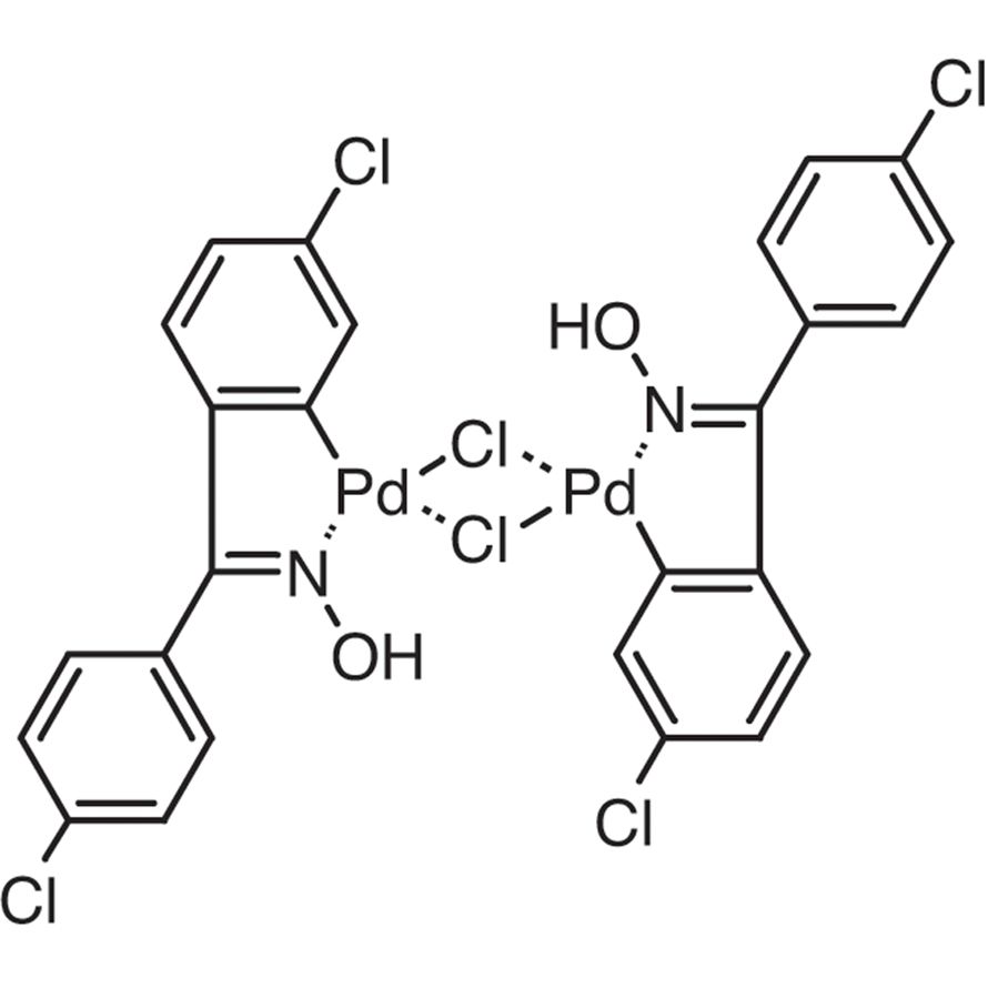 Di-μ-chlorobis[5-chloro-2-[(4-chlorophenyl)(hydroxyimino)methyl]phenyl]palladium(II) Dimer