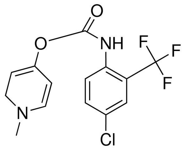 1,2-DIHYDRO-1-METHYL-4-PYRIDYL N-(4-CHLORO-2-(TRIFLUOROMETHYL)PHENYL)CARBAMATE