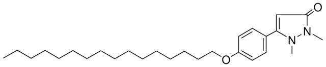 1,2-DIMETHYL-3-(4-(HEXADECYLOXY)-PHENYL)-3-PYRAZOLIN-5-ONE