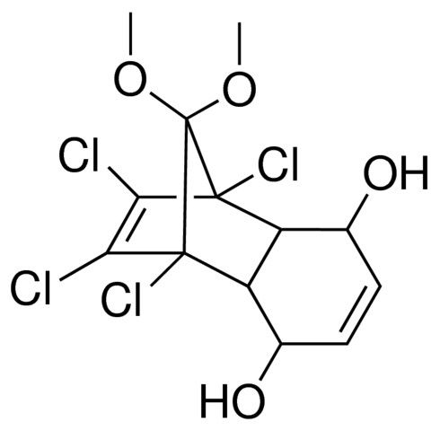 1,2,3,4-TETRACHLORO-9,9-DIMETHOXY-HEXAHYDRO-1,4-METHANO-NAPHTHALENE-5,8-DIOL