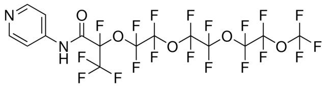 1,1,1,3,3,4,4,6,6,7,7,9,9,10,10,12-HEXADECAFLUORO-N-(4-PYRIDINYL)-12-(TRIFLUOROMETHYL)-2,5,8,11-TETRAOXATRIDECAN-13-AMIDE