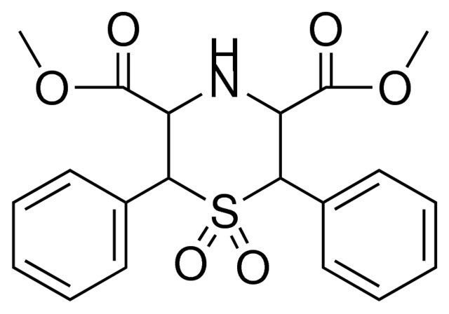 1,1-DIOXO-2,6-DIPHENYL-THIOMORPHOLINE-3,5-DICARBOXYLIC ACID DIMETHYL ESTER