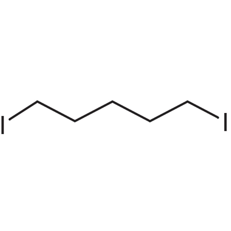 1,5-Diiodopentane (stabilized with Copper chip)