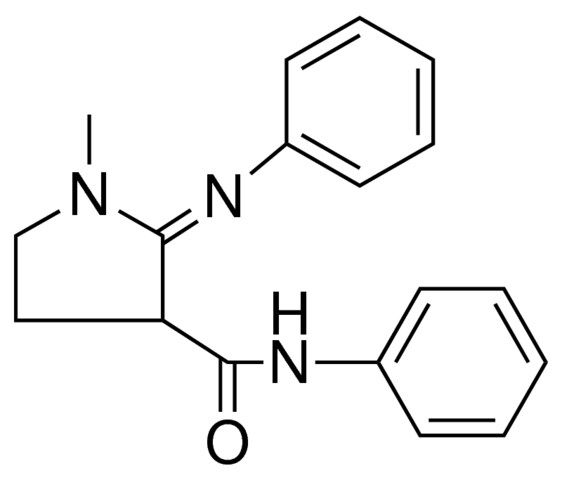 1-methyl-N-phenyl-2-(phenylimino)-3-pyrrolidinecarboxamide