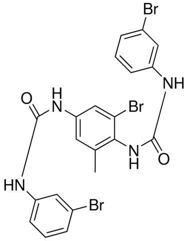 1,1'-(2-BROMO-6-METHYL-1,4-PHENYLENE)BIS(3-(3-BROMOPHENYL)UREA)