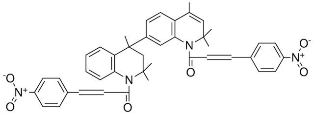 1,1'-(2,2,2',2',4,4'-HEXAMETHYL-3,4-DIHYDRO-4,7'-BIQUINOLINE-1,1'(2H,2'H)-DIYL)BIS(3-(4-NITROPHENYL)PROP-2-EN-1-ONE)