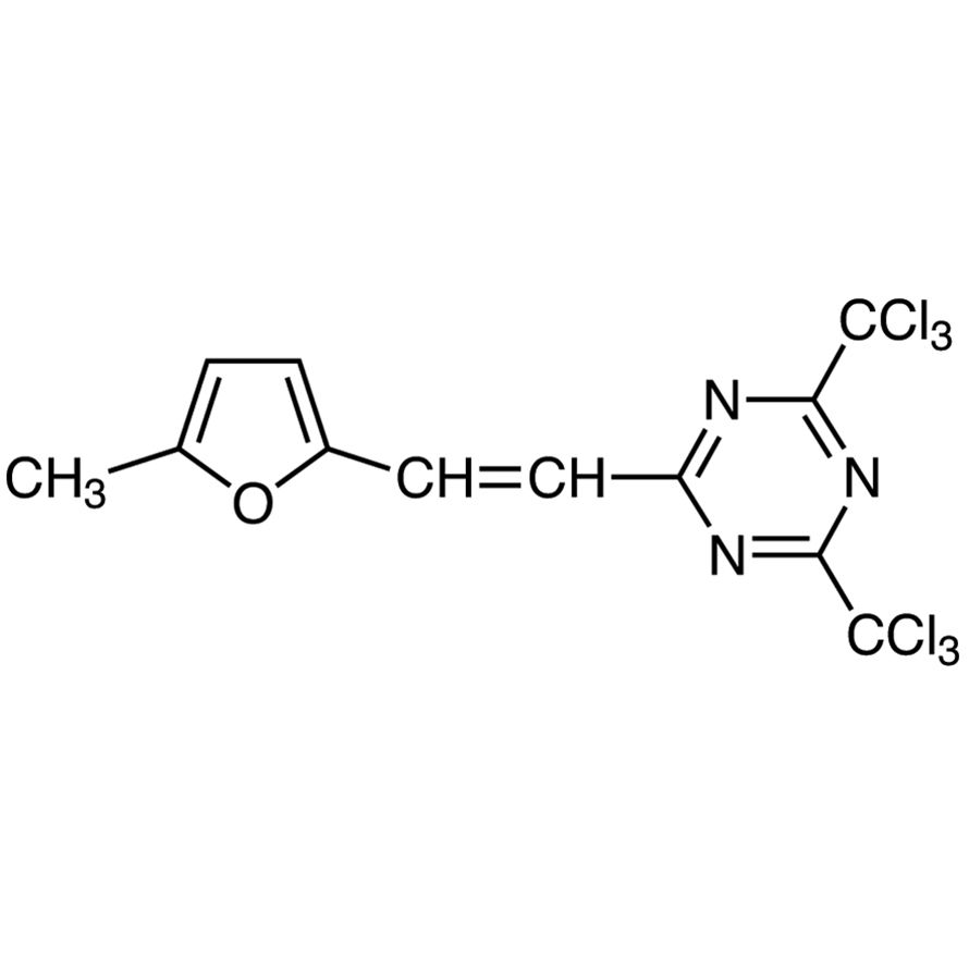 2-[2-(5-Methylfuran-2-yl)vinyl]-4,6-bis(trichloromethyl)-1,3,5-triazine