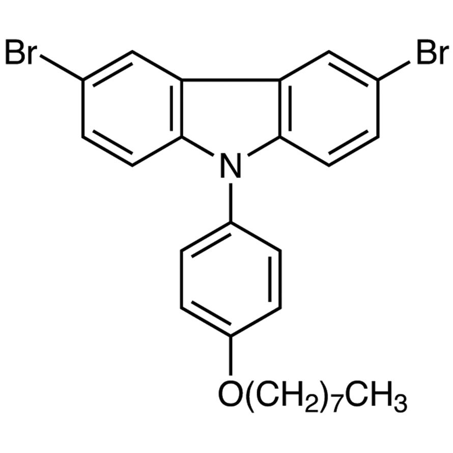 3,6-Dibromo-9-(4-n-octyloxyphenyl)-9H-carbazole