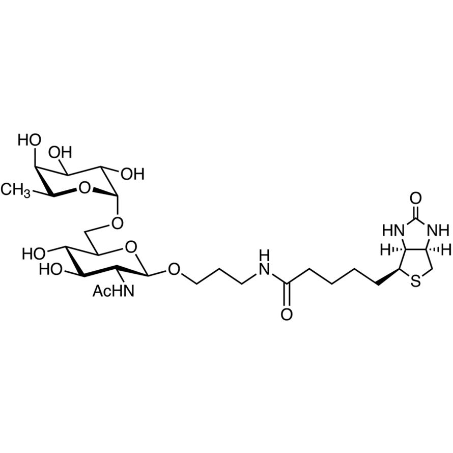 Fucα(1-6)GlcNAc-β-propylamido-biotin