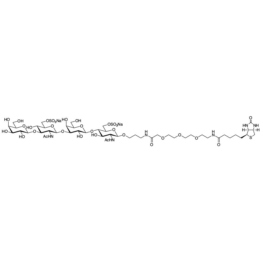 Galβ(1-3)GlcNAc[6S]β(1-3)Galβ(1-4)GlcNAc[6S]-β-PEG3-biotin