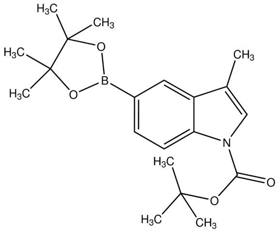 1-Boc-3-methyl-5-(4,4,5,5-tetramethyl-1,3,2-dioxaborolan-2-yl)-1<i>H</i>-indole