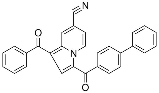 1-BENZOYL-3-((1,1'-BIPHENYL)-4-YLCARBONYL)-7-INDOLIZINECARBONITRILE