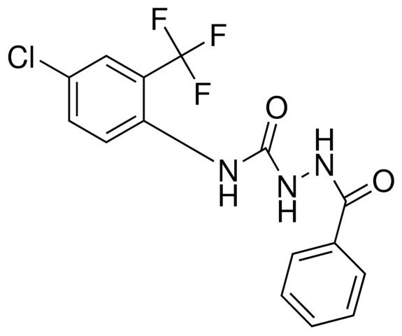 1-BENZOYL-4-(4-CHLORO-2-(TRIFLUOROMETHYL)PHENYL)SEMICARBAZIDE