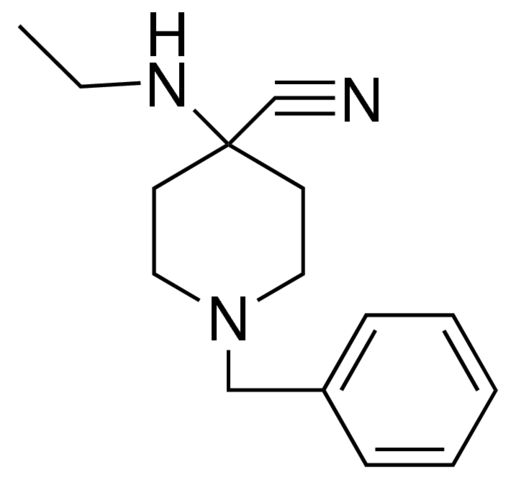 1-BENZYL-4-CYANO-4-(ETHYLAMINO)-PIPERIDINE