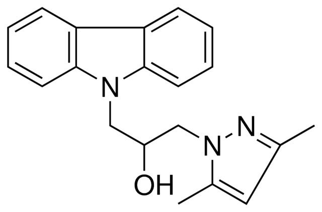 1-CARBAZOL-9-YL-3-(3,5-DIMETHYL-PYRAZOL-1-YL)-PROPAN-2-OL