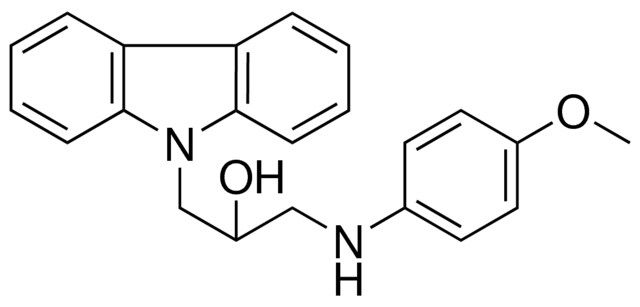 1-CARBAZOL-9-YL-3-(4-METHOXY-PHENYLAMINO)-PROPAN-2-OL