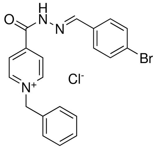 1-BENZYL-4-(4-BROMO-BENZYLIDENE-HYDRAZINOCARBONYL)-PYRIDINIUM, CHLORIDE