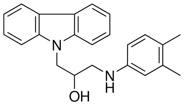 1-CARBAZOL-9-YL-3-(3,4-DIMETHYL-PHENYLAMINO)-PROPAN-2-OL