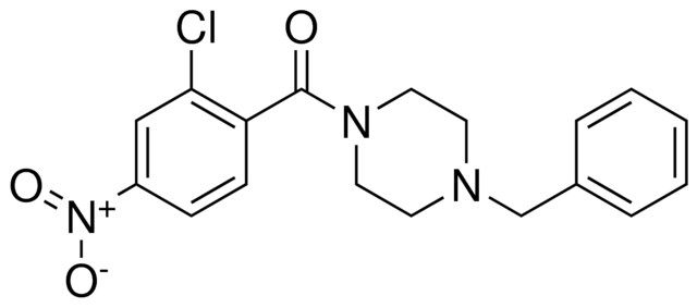 1-BENZYL-4-(2-CHLORO-4-NITROBENZOYL)PIPERAZINE