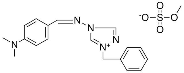 1-BENZYL-4-({(Z)-[4-(DIMETHYLAMINO)PHENYL]METHYLIDENE}AMINO)-4H-1,2,4-TRIAZOL-1-IUM METHYL SULFATE