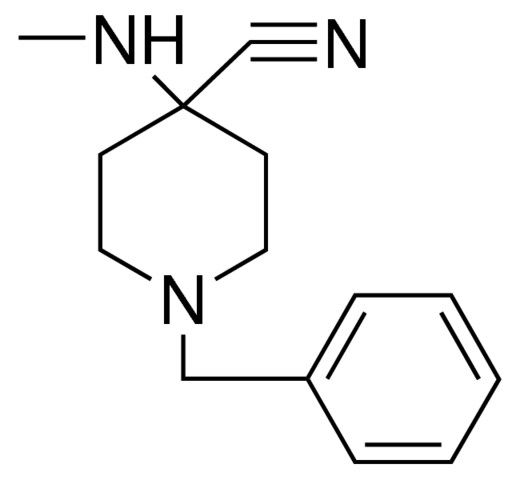 1-BENZYL-4-CYANO-4-(METHYLAMINO)-PIPERIDINE