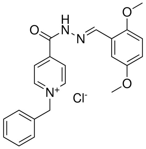 1-BENZYL-4-(2,5-DIMETHOXY-BENZYLIDENE-HYDRAZINOCARBONYL)-PYRIDINIUM, CHLORIDE