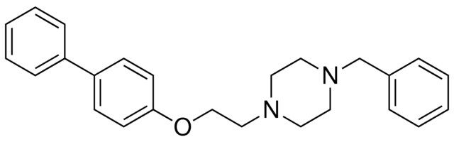 1-BENZYL-4-(2-((1,1'-BIPHENYL)-4-YLOXY)ETHYL)PIPERAZINE