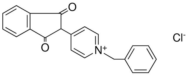 1-BENZYL-4-(1,3-DIOXO-INDAN-2-YL)-PYRIDINIUM, CHLORIDE