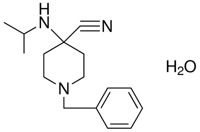 1-BENZYL-4-CYANO-4-(ISOPROPYLAMINO)-PIPERIDINE HYDRATE